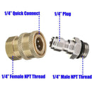 High Pressure M14x11.8mm Hose Quick Connect 5000PSI Pressure Washer Kit Ad PUZ