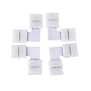 10PCS Mini 4-PIN RGB Connector Adapter For RGB 5050 LED Strip Solderless 10PLES