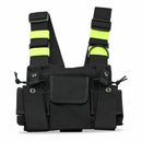 Radios Pocket Radio Chest Harness Chest Front Pack Pouch Holster Vest Rig C I7E9
