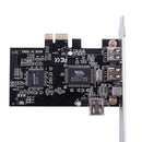 3 Ports 1394A Expansion Card PCI-E to IEEE 1394 1x 4Pin 2x 6Pin DV Video Adapter