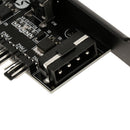 4Pin Power 6 Way Computer Cooling Fan Speed Controller Speed Governor Cooling