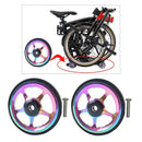 2 Pieces Folding Bike Easy Wheel 6CM Transporting Easy Wheel For Brompton