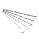 5PCS Extra Long High-speed Steel Drill Bit Sets Straight Shank Twist Drill