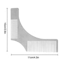 Stainless Steel Beard Styling Shaping Template Comb Facial Hair Tool M8E7