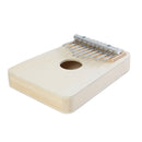 10 Keys Kalimba DIY Kit Basswood Thumb Piano Handmade Set Musical Instrument