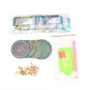 4pcs DIY Full Special-Shaped Diamond Painting Bag Pendant Mandala Keychains