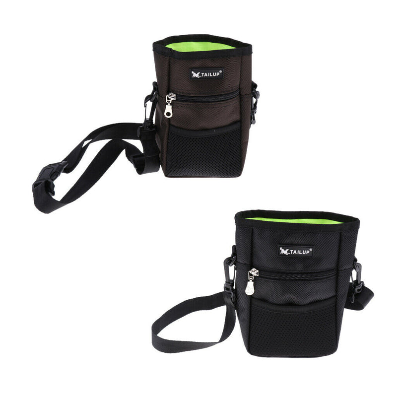 2Pack Dog Treat Pouch With Adjustable Straps Carry Pet Toys Snack Phones Key