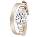 Essential Oil Diffuser Bracelet Stainless Steel Aromatherapy Locket Bracele E4R9