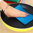 10pcs Scouring Pads Cleaning Cloth Dish Towel Colorful Home Scour Scrub_.