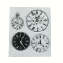 Clocks and watches transparent silicone clear rubber stamp cling diary decor BX