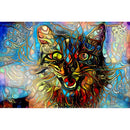 5D DIY Special-shaped Diamond Painting Animal Cross Stitch Kit (DS007 Wolf)