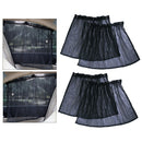 4pcs Car Window Curtain Sun Shade Shield Drape Curtains Decoration Black New