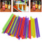 500PCS Large Wide Plastic Colorful Drinking Straws Straw 19cm Party Wedding