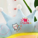 Baby Sofa Support Seat Cover Learning To Sit Chair Case No Filler (Blue)