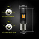 New BA15S P21W 21SMD LED Car Tail Backup Reverse Light Bulbs White@Red 1200 G8L2