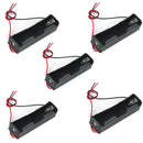 5pcs Plastic Holder Storage Box Case Cover For 1x 18650 Rechargeable Battery