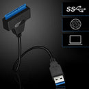 USB 3.0 to SATA7+15pin Hard Disk Cable Converter 2.5 Inches SSD Hard Disk