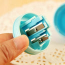2 In 1 Cute Sharper Poop Pencil Sharpener Pen Kid Student Gift Color Random C5R3