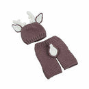Baby Photo Props Baby Girls Boys Knit Baby Outfits Costume Hat and Pants (D N1W7