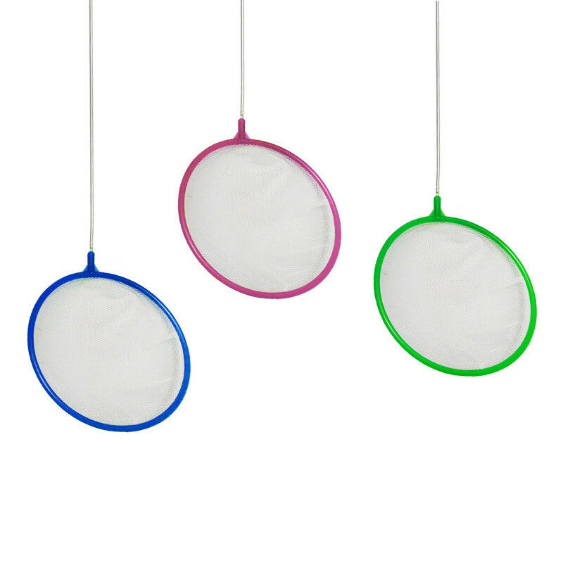 3Pcs Aquarium Fish Net Stainless Frame Fish Shrimp Tank Landing Cleaning  Dcql