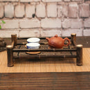 Chinese Bamboo Gongfu Tea Table Serving Tray Bamboo Tray For Tea Sets XL