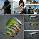 7pcs/Set Lifelike Luminous Shrimp Lures Bait New