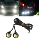 2Pcs 12V Eagle Eye LED DRL Lights 9W 18mm Car Daytime Running Signal Bulbs G6X8