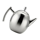 1.5L Stainless Steel Teapot Coffee Pot With Tea Leaf Strainer Infuser Filter