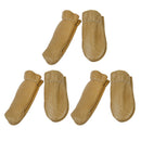3 Pairs Leather Finger Cots Covers Sleeves for Fingers Protection