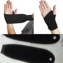 Wrist Guard Band Brace Support Carpal Tunnel Sprains Strain-Gym Strap Black