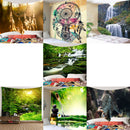 Waterproof Decorative Tapestry Windbell Printed Wall Hanging Decor 150x130cm