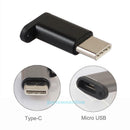 6pc Aluminum USB 3.1 Type C Male to Micro USB Female Adapter Converter Connector