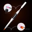 2PCS DIY Acrylic UV Gel Hair Nail Art Polish Painting Brush Pen Manicure XAR
