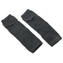 Dark Gray HalfÂ finger Elastic Winter Thick Arm Warmers Gloves for Ladies