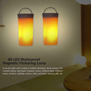 90 LED Waterproof Magnetic Flickering Light Courtyard Balcony Flame Lamp