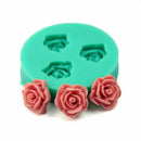 Mini Rose Flower Silicone Mold Making For Super Sculpey Clay Polymer TOP Y2S5