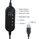 Call Center Noise Cancelling Clear Chat Portable With Microphone USB Headset