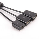 Multifunctional OTG Data Line Tablet Phone Micro usb Hub Splitter OTG Adapt MO