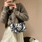Fashion Zebra Print Shoulder Handbag Women Chain Travel Tote Messenger Bag
