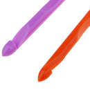 12pcs 47" Plastic Afghan Tunisian Needles Carpet Crochet Hooks Set 3.5-12mm