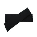 2x Arm Rest Cover Computer Chair Armrest Cover with Zipper Office Black