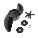 2 Leaves Electric Trolling Motor Replacement Propeller With Bolts, Prop Pins