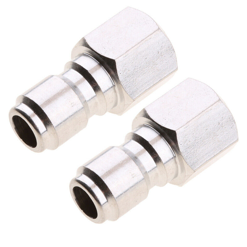 2 Pieces 3/8 Quick Connector to 15mm Female Adapter for Pressure Washer Connect,