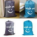 Set Of 2 Extra Large Travel Linen Bags for Dirty Clothes Storage Bag with D C3D8