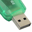 USB Audio Adapter, External Adapter Sound Card with Speaker Headphone and M X2P3