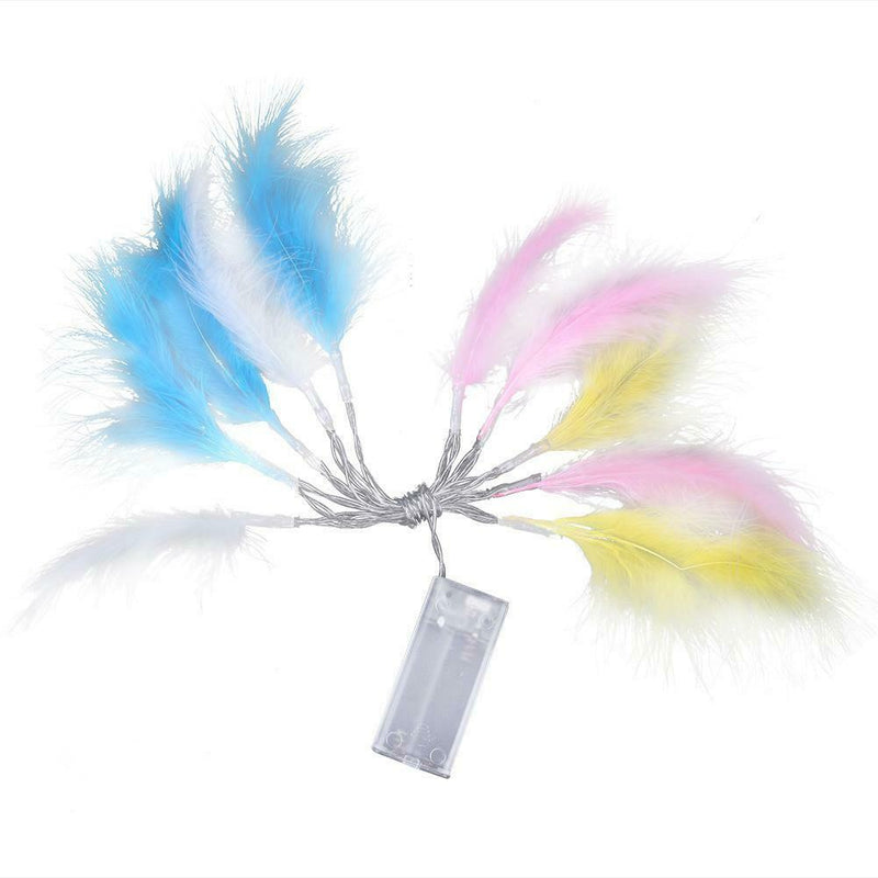 1.2m Length Warm White LED Light Strip with Feather Home Decoration Light