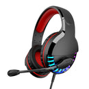 Wired Colorful Gaming Headset Stereo Surround Sound RGB LED Light Noise