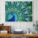 DIY Diamond Painting Peacock 5D Full Square Rhinestones Cross StitchJ Gn