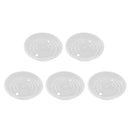 5Piece Clear Plant Saucer Drip Water Trays Base 9.8inch BPA Free Recyclable