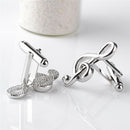 1Pair Cufflinks Music Note Cufflink  Men's Gifts  Creative New Fashion Design LJ